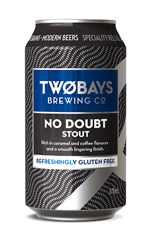 TWØBAYS Brewing Co No Doubt Stout