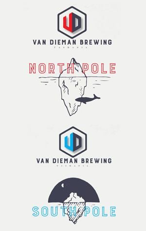 Van Dieman Estate Ales: North Pole & South Pole Porters
