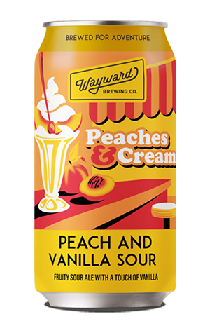 Wayward Brewing Peaches & Cream: Peach And Vanilla Sour