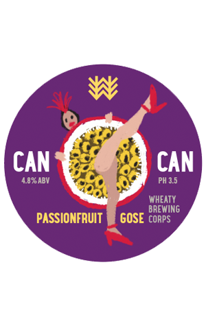 Wheaty Brewing Corps Can Can Passionfruit Gose