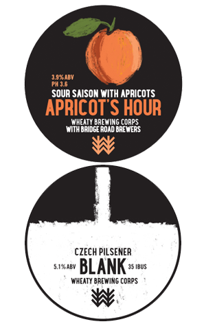 Wheaty Brewing Corps Apricot's Hour & Blank Czech Pilsener