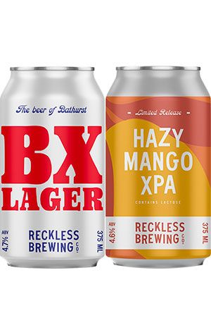 Reckless Brewing BX Lager & Hazy Mango XPA