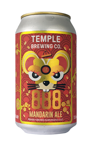 Temple Brewing 888 Mandarin Ale