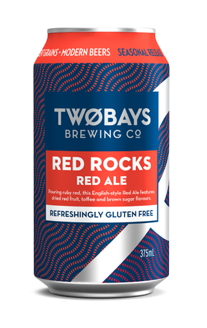 TWØBAYS Brewing Co Red Rocks GF Red Ale