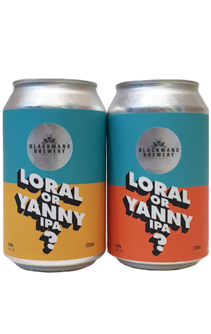 Blackman's Brewery Loral Or Yanny IPA?