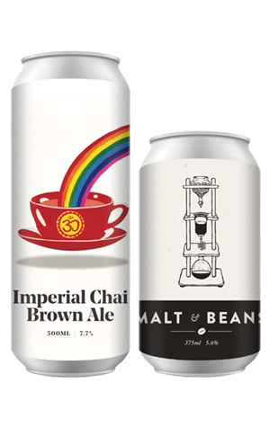 New England Brewing Co Imperial Chai Brown Ale & Malt & Beans