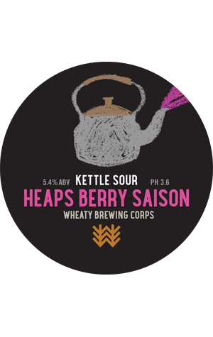 Wheaty Brewing Corps Heaps Berry Saison