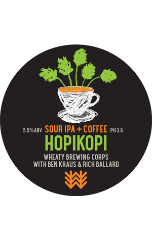 Wheaty Brewing Corps & Bridge Road Hopikopi Sour Coffee IPA