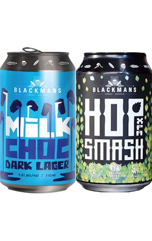 Blackman's Brewery Milk Choc Dark Lager & Hop Smash