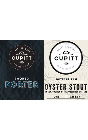 Cupitt Craft Brewers Oyster Stout & Smoked Porter