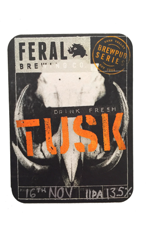 Feral Brewing Tusk IIPA (Spring 2018 Release)
