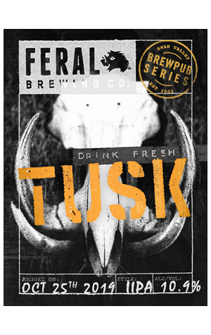 Feral Brewing Tusk IIPA 2019 Edition