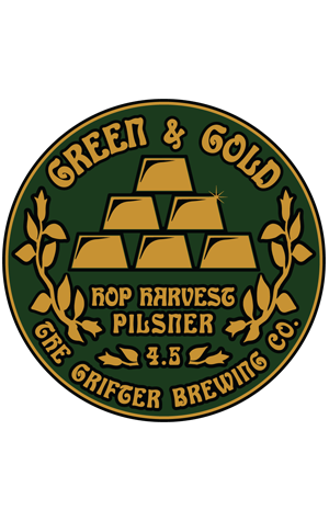 Grifter Brewing Co Green & Gold Hop Harvest Pilsner