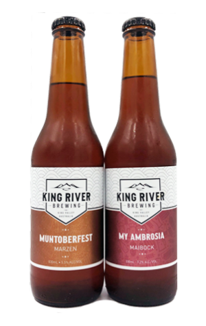 King River Brewing Muntoberfest Marzen & My Ambrosia