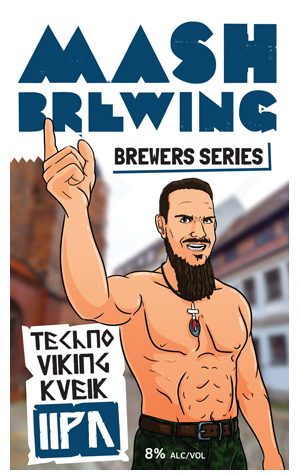 Mash Brewing Techno Viking Kviek IIPA