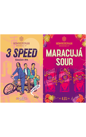 Nowhereman 3 Speed Session IPA & Maracujá Sour
