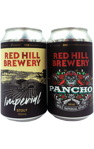 Red Hill Imperial Stout & Pancho Mole Imperial Stout