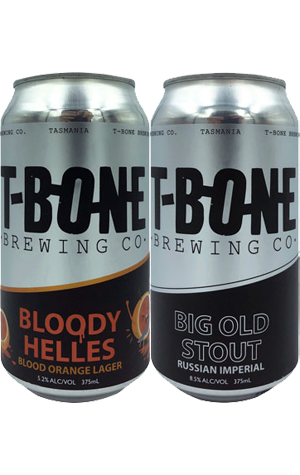 T-Bone Brewing Bloody Helles & Big Old Stout