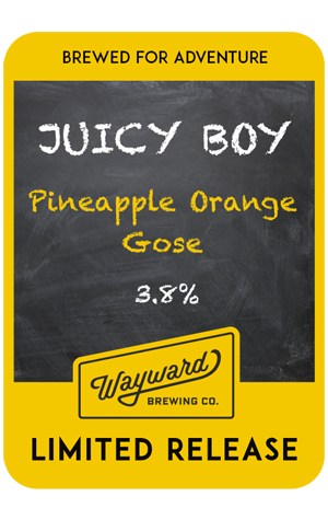 Wayward Brewing Juicy Boy Pineapple Orange Gose