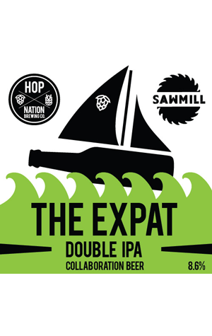 Hop Nation & Sawmill The Expat Double IPA