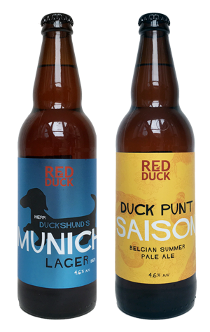Red Duck Duckshund's Munich Lager & Duck Punt Saison