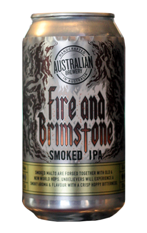 Australian Brewery Fire and Brimstone Smoked IPA