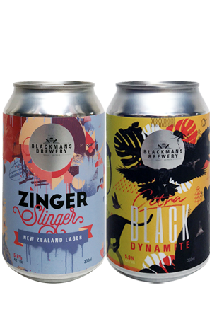 Blackman's Brewery Lager Collective: Citra Black Dynamite & Zinger Slinger IPL