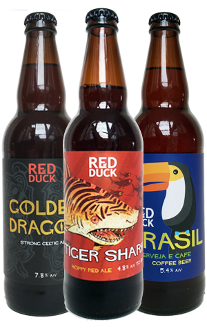 Red Duck Golden Dragon & Tiger Shark & Brasil