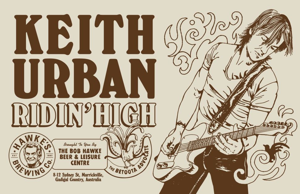 Ridin' High: Keith Urban at The Bob Hawke Beer & Leisure Centre