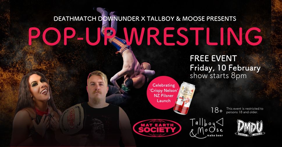 Pop-Up Wrestling and Pilsner Launch at Tallboy & Moose