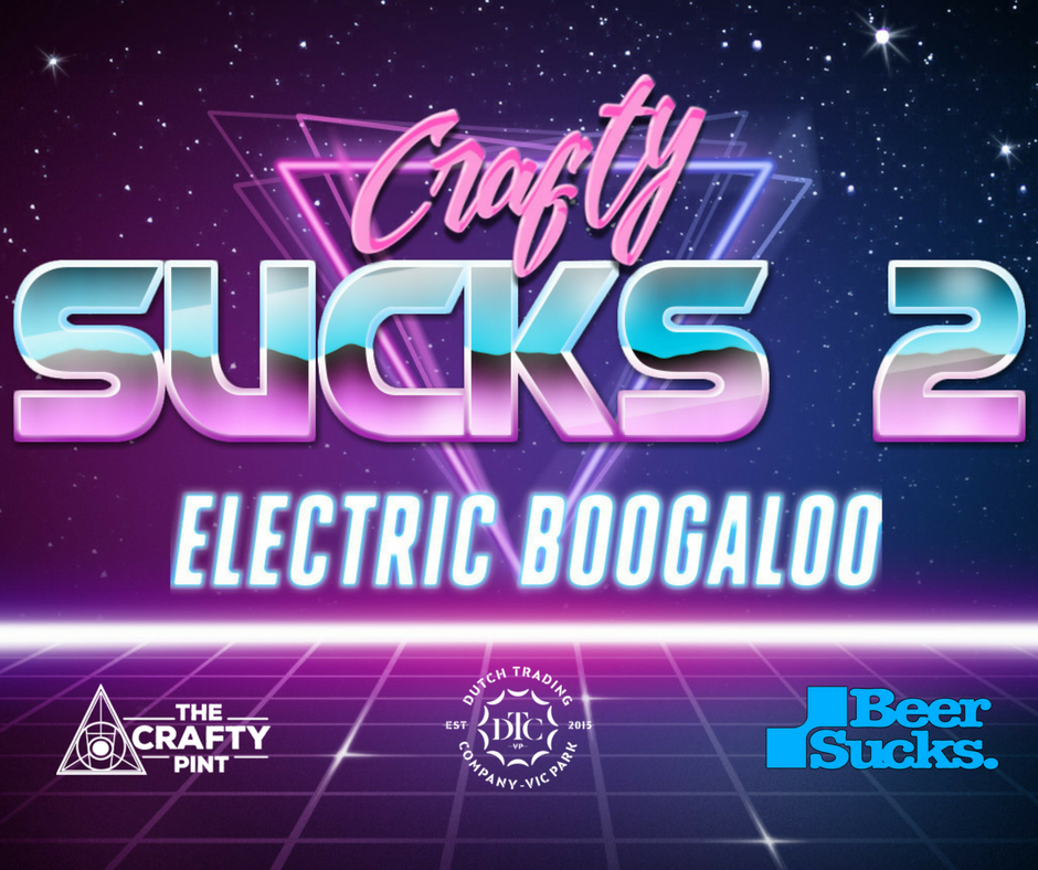 Crafty Sucks II – Electric Boogaloo at WA Beer Week