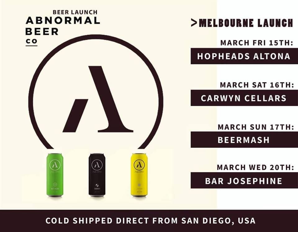 Abnormal Beer Co Melbourne Launch (VIC)